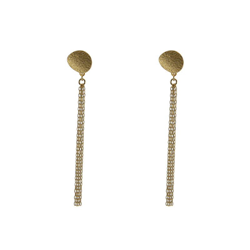 18K real 1.07g Gold Earrings