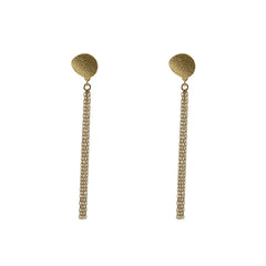 18K real 1.07g Gold Earrings