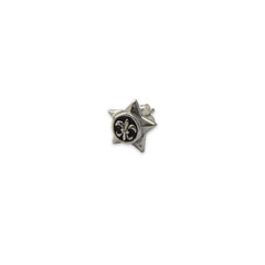 Star Sterling Silver Stud (one piece)