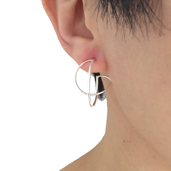 Mini Wiry Sphere Sterling Silver Studs