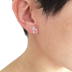 Banyan Tree Sterling Silver Studs