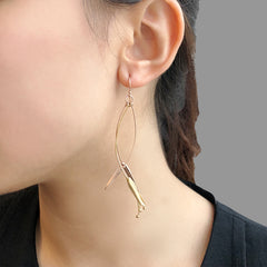 Bird of Paradise Sliver & Rose Gold Sterling Silver Earrings