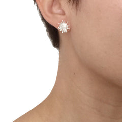 Sea Urchin Sterling Silver Studs