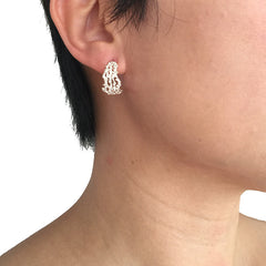 Frozen Sterling Silver Studs