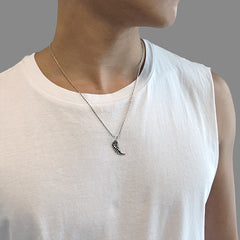 Wing Sliver Necklace