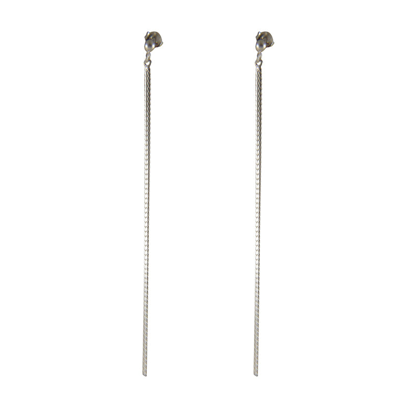 Medium Tassel Sterling Sliver Earrings