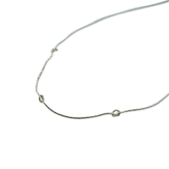 Triple knots Gold Short Necklace