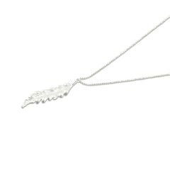 Undalate Sterling Long Sliver Necklace