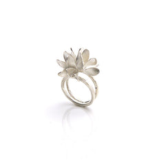 Bromeliad Sterling Silver Ring