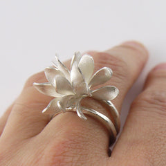 Bromeliad Sterling Silver Ring