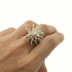 Bromeliad Sterling Silver RingBromeliad Sterling Silver Ring