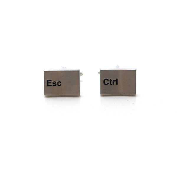 Ctrl & Esc Cufflinks