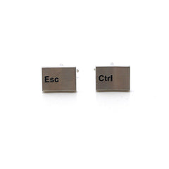 Ctrl & Esc Cufflinks
