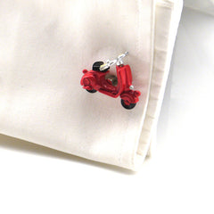 Red Scooter Cufflinks