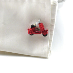 Red Scooter Cufflinks