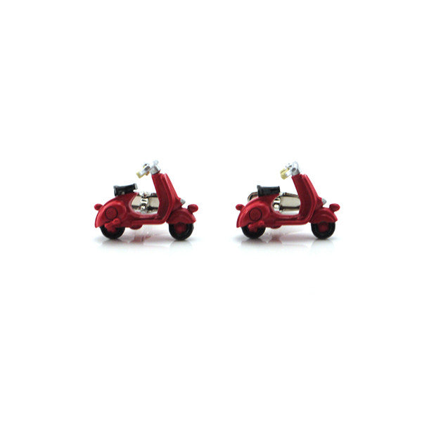 Red Scooter Cufflinks