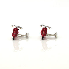 Red Scooter Cufflinks