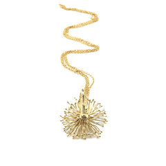 Spinning Sparkle Gold Necklace