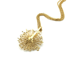 Spinning Sparkle Gold Necklace