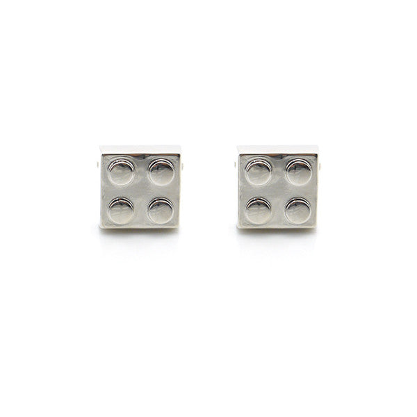 Lego Silver Cufflinks