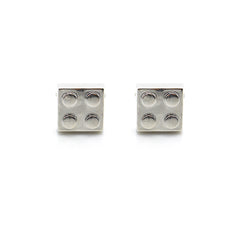Lego Silver Cufflinks