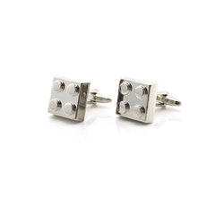 Lego Silver Cufflinks
