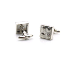 Lego Silver Cufflinks