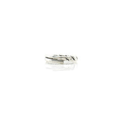 Basic Twist Sterling Silver Adjustable Ring
