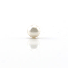 Single SW Pearl Silver Sterling Silver Studs