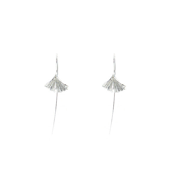 Ginkgo Sterling Silver Earrings