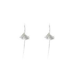 Ginkgo Sterling Silver Earrings