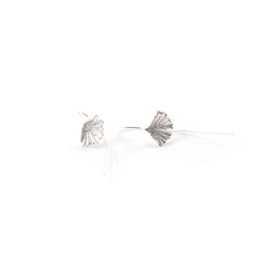 Ginkgo Sterling Silver Earrings
