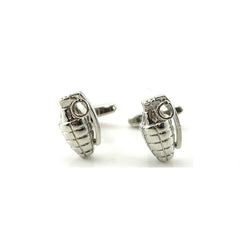 Circle Grenade Cufflinks