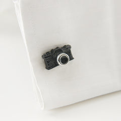 Camera Black Cufflinks