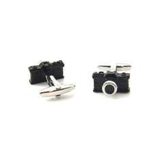 Camera Black Cufflinks