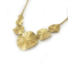 Chain of Orbicular Gold Short Necklace
