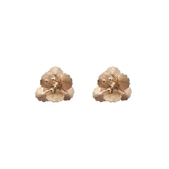 Eschscholzia Rose Gold Studs