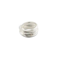 Thick Multi-line Sterling Sliver Ring