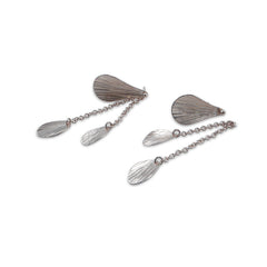 Cuneate Rose Gold Studs Set