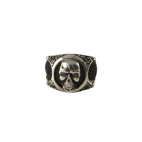 Skull head Sterling Silver Ring
