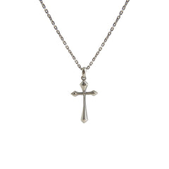 Shinny Cross Sterling Silver Necklace