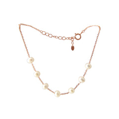 Mini Pearl Sterling Silver Bracelet