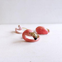 Flamingo 3 Pieces Set Ring