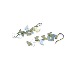 Butterfly Gold Sterling Silver Earrings