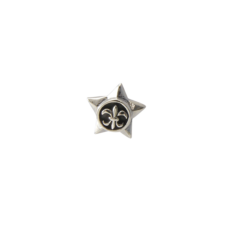 Star Sterling Silver Stud (one piece)