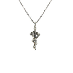 Dragon and Sward Sterling Silver Necklace