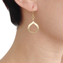 Half Infinity Gold Earrings