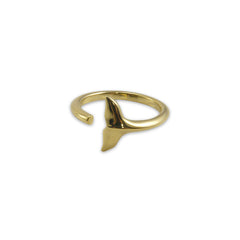 3D fishtail Gold Ring