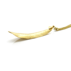 Linear Long Gold Necklace