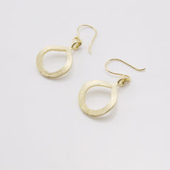 Half Infinity Gold Earrings